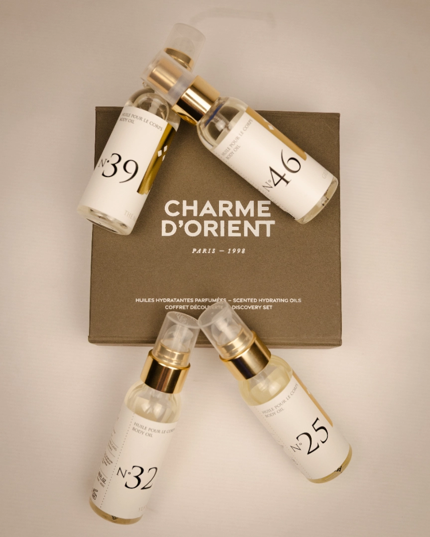 Charme d'orient discovery body oils collection
