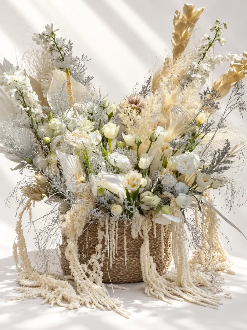 White harmony basket